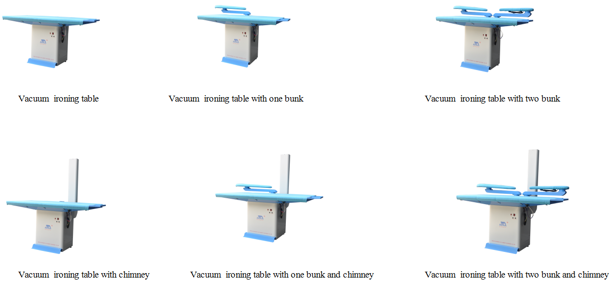 Square vacuum ironing table