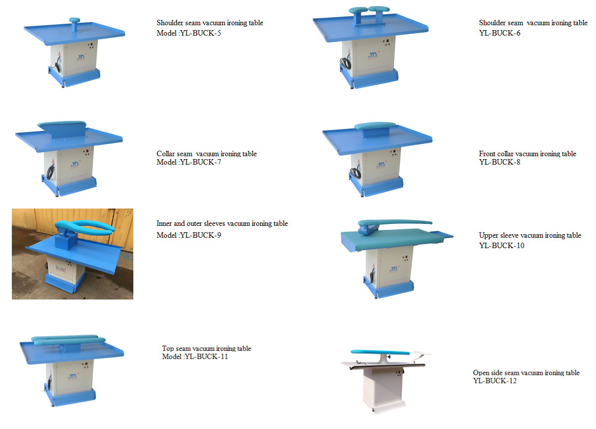 Special buck vacuum ironing table