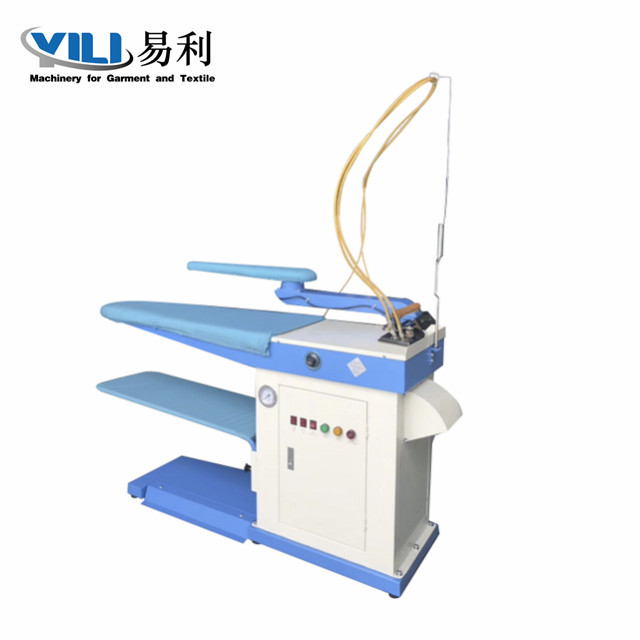 Bridge vacuum ironing table inbuilt with steam generator