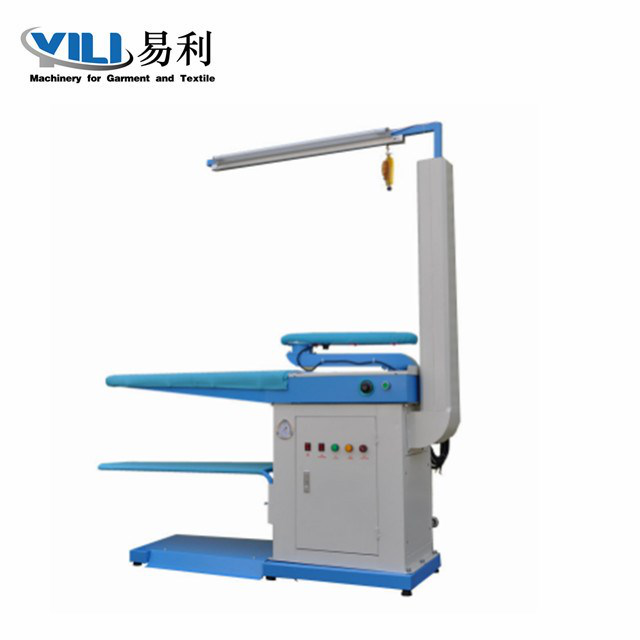 Bridge vacuum ironing table inbuilt with steam generator