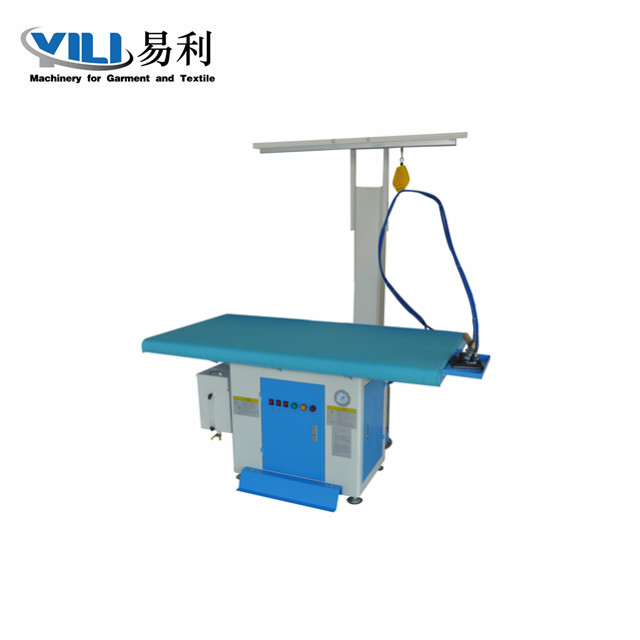 Square table vacuum ironing table inbuilt with steam generator(with Chimney and iron hanger) Square table vacuum ironing table inbuilt with steam generator(with Chimney and iron hanger)