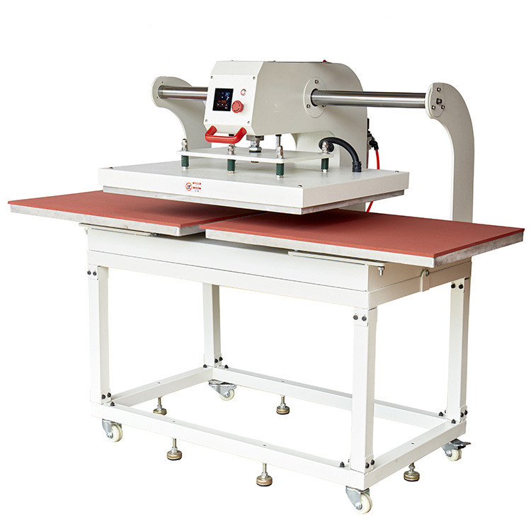 Pneumatic double station heat transfer machine China