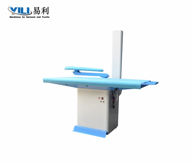 Vacuum  ironing table with one buck and chimney without heating